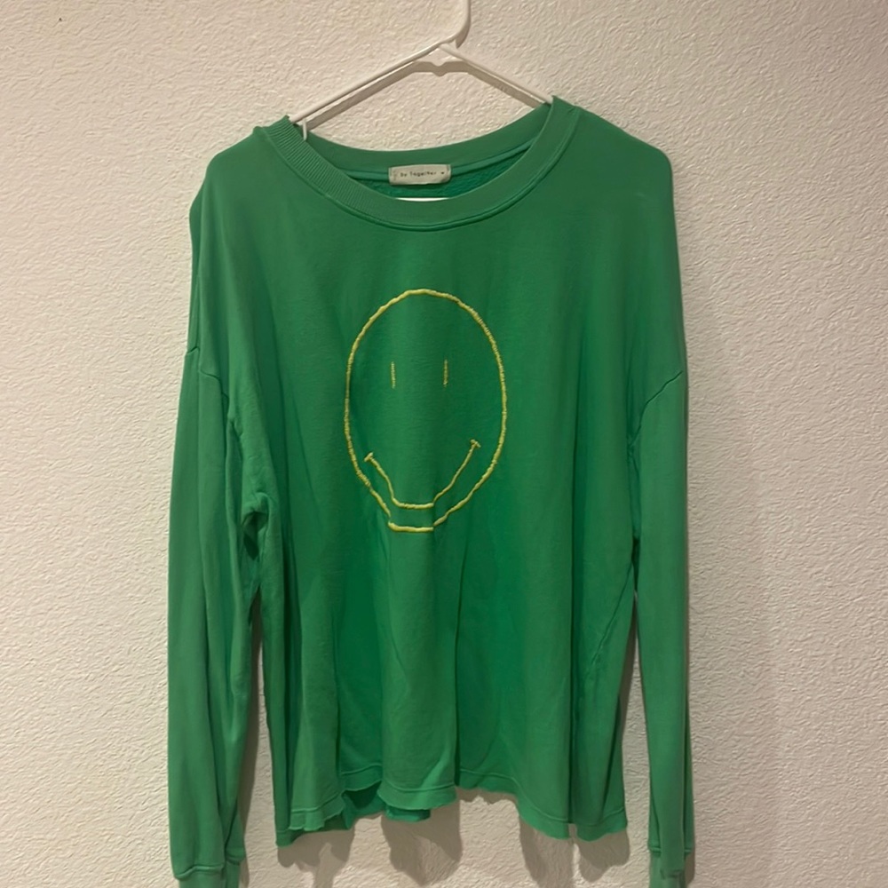 Long sleeve happy cozy happy face